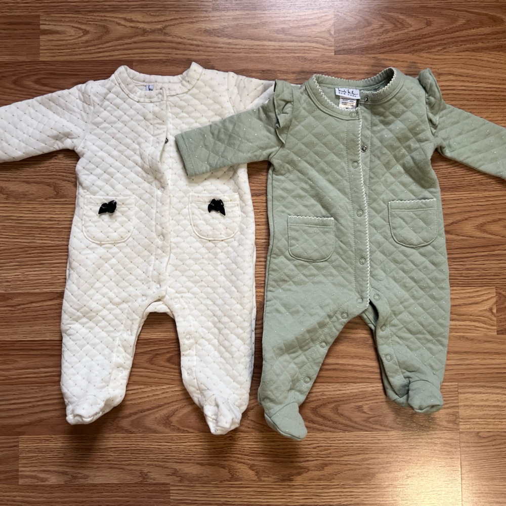 Nicole Miller Quilted Sleepers - Like new condition